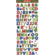 Stickers alfabet christmas