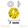 Strass geel 7mm